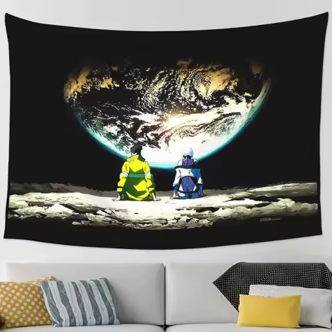 Cyberpunk-Edgerunners David Martinez Tapestry Funny Wall Hanging Aesthetic Home Decoration Tapestrie