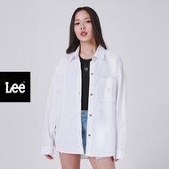 LEE เสื้อเชิ้ตแขนยาวผู้หญิง คอลเลคชั่น Lee Pink ทรง Oversize รุ่น LE S225WSHLN02