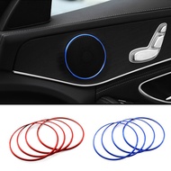 Car Styling Audio Speaker Car Door Loudspeaker Trim Ring Cover Fit For Mercedes Benz C Class W205 E Class W213 GLC Class