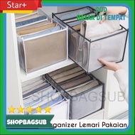Storage Box Clothes Organizer Storage Box 7 9 Compartments T-shirts Pants Clothes Cupboard Drawers W