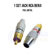 [1 Set] Jack RCA Benji Full Metal - Jack AV