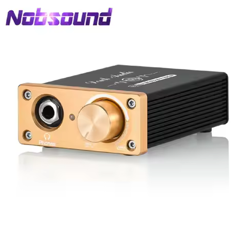 Nobsound Mini Class A Headphone Amplifier HiFi Desktop Stereo Audio Amp for K701/K702/Q701 High-impe
