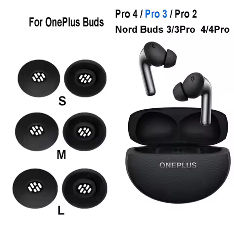 4PCS Silicone Ear Tips for OnePlus Pro3 Pro4 Pro2 Nord Buds 3 3Pro 4 4Pro Eartips Ear Pads Caps