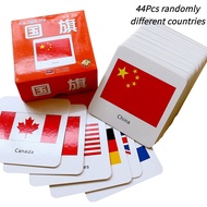 Country Flag Flash Card Japan Korea Malaysia Singapore Thailand Myanmar Australia Türkiye Canada UK 