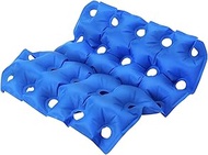 Seat Cushion, PVC Portable Air Inflatable Chair Pad Comfortable Anti Bedsore Mat Compressible Ergonomic Inflating Pillows Ideal Daily Use for Office Wheelchair Cars Home Living Back Pain Support