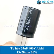 AISHI capacitor 33uF 400V size 13x20mm 20%