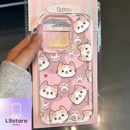 YCSMgirlPattern Casing For Honor 90 Lite 5G X7A X8A X8B Casing Cute Kitty Cat's paw Case transparent