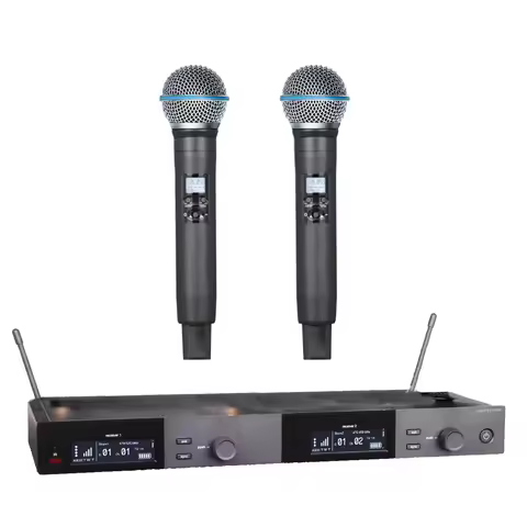 SLXD24D/B58 2 Channel Digital Wireless Microphone System With 2 SLXD2 Handheld Transmitters BETA 58A