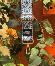 鬱金香花園品牌質感寬版背帶-居爾哈內藍-帶我走系列(BN96375-39)