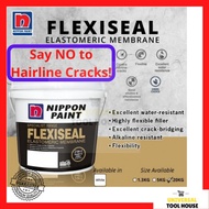 5KG Nippon Paint Flexiseal Elastomeric Membrane Wall Sealer 2 in 1 (Hairline Cracks & Water Resistan