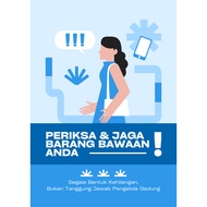LARGE A4 STICKERS FOR RENT, KEEP YOUR ITEM MODERNbiru