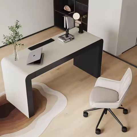 120 140 160 180 cm Modern leather computer desk gaming desk table pliante office study desks Motion 