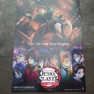 Official LIMIITED  GSC   Demon Slayer Infinity Castle Akaza Poster A3 鬼灭之刃海报
