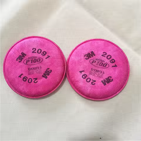 3M 2091 particulate filter can use gas mask 6200, 7502 6800 series respirator