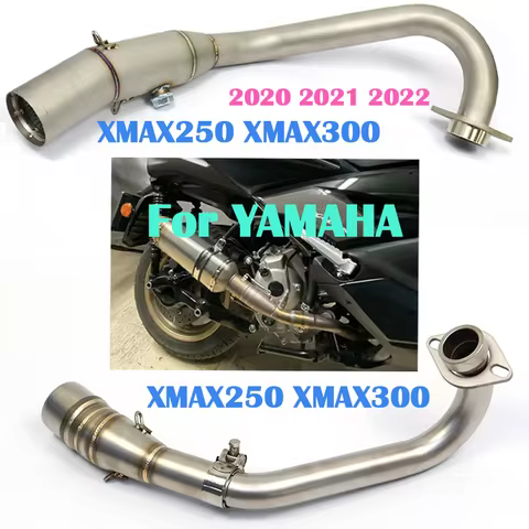 xmax xmax300 Motorcycle exhaust system Modify For Yamaha XMAX250 XMAX300 Xmax 250 300 2020-2022 51mm