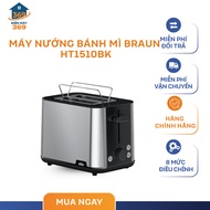 Braun HT1510BK Toaster – 900W Capacity – Smart Temperature Adjustment – SMC