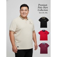 Men's Polo Shirt Large Size NPB Model NR68123 2XL-4X Fat People's Premium Fashion Soft Fabric Good V