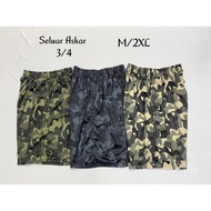 Plus Size 3 Quarter Shorts Men's Sleep Pants 3/4 Pants Men