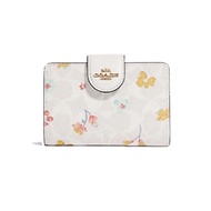 กระเป๋าสตรีแฟชั่นและอเนกประสงค์กระเป๋าสตางค์สั้นซิปกระเป๋าใส่เหรียญสแน็ปปิด C0082