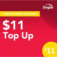 Singtel $11 hi!Card mobile cell phone prepaid card Topup reload recharge 手机/电话费/流量/充值