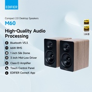 Edifier M60 Multimedia PC Speakers - 66W RMS | Silk Dome Tweeter | 3" Mid-low | DSP | DRC | AUX | US