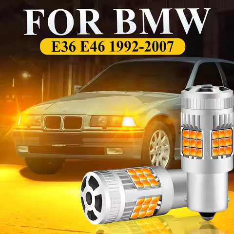 For BMW E36 E46 LED Turn Signal Direction Indicator Lights Bulb E36 E46 Compact Coupe Touring Sedan 