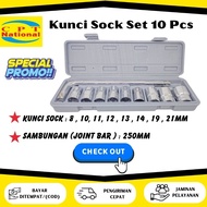 Socket Wrench Set 10 PCS CPT National Set Socket Wrench Set 8-24MM