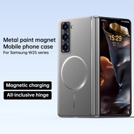 Phone Case Applicable Samsung W25 Central Axis Folding Magnetic Protective Case