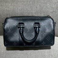LV Keepall XS黑武士單肩包
