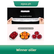 WE100 Pcs Disposable fresh-keeping Plastic Reusable Food Storage Covers Elastic Bowl Covers