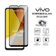 HITAM LAYAR Tempered Glass Anti Spy Full Screen Vivo Y36 4G Y36 5G Y30 Y30i Y31 2021 Y31s Y32 Y33 Y3
