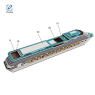 ONew Cruise Ship Paper Model Cruise Ship 3D Paper Model DIY Puzzle Manual Papercrafts Toy Bng