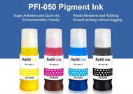 1 Conjunto/4 Pçs Pfi050 PFI-050 Pfi 050 Tinta Pigmentada Para Canon TC-20M TC-20 Impressora Compatív