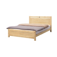 [特價]ASSARI-諾拉松木實木床架(雙人5尺)雙人5尺