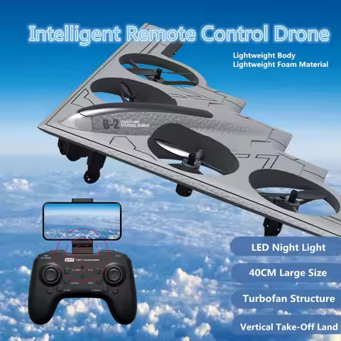 40CM Big Imitation B2 Stealth Bomber WIFI FPV Remote Control Plane Airplane 2.4G Turbofan Structure 