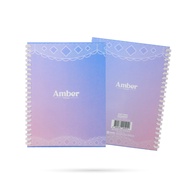 AMBER NOTES Soft Ring Notebook Ombre 20cm x 15cm