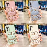 Casing Samsung Galaxy A03S Case Samsung A32 Case Samsung A52 A52S Case Samsung A23 A33 Case Samsung A53 A73 Case Samsung A02S M02S Case Cute Bunny Bracket Cartoon Stand Vanity Mirror Rabbit Holder Phone Cover Cassing Cases Case KT