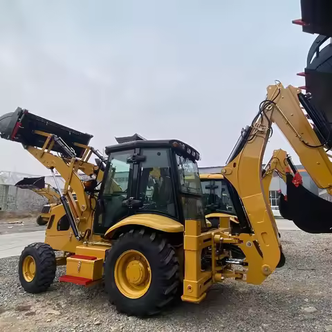 Factory Price Loader Excavator Tractor Backhoe Excavator Loader Large Retroexcavadora 4x4 Backhoe Fr