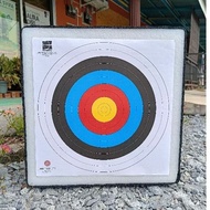 ARCHERY TARGET BUTT DIMENSION 50CM X 50CM X 10CM + FREE TARGET FACE