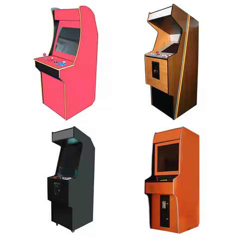 Coin Video Classic Vintage Arcade Game Bartop Arcade Cabinet Joystick Board Vertical Arcade Game Mac