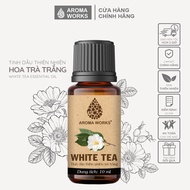 Tinh Dầu Hoa Trà Trắng Thiên Nhiên Thơm Phòng Khử Mùi Làm Nến Thơm Aroma Works White Tea