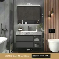 Rockboard อ่างล้างมือห้องน้ำตู้เก็บของห้องน้ำตู้กระจกสมาร์ท