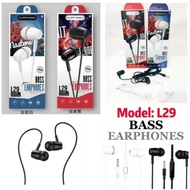 EARPHONE L29 CHAMP IN-EAR EARPHONE DYNAMIC AESTHETIC FUSION FULL FASHION STYLE