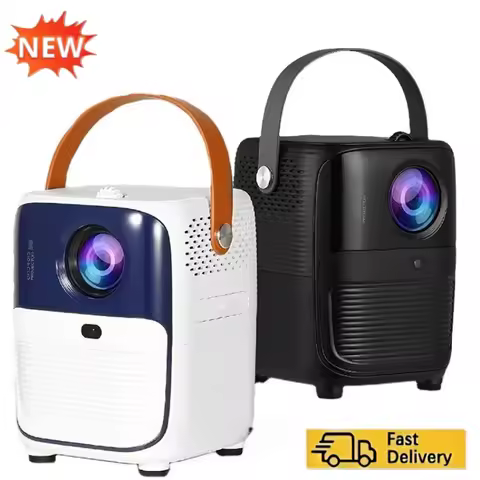 T11 1080P Portable Projector 1200 ANSI Lumens Dual Band 24G 5G Low Latency HD Large Screen Home Thea