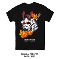 SAMURAI TROOPER | BROKEN N DAMNED Series T-Shirt (Singapore 3-5 Days Delivery) Star Wars Graphite Cl