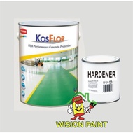 5L EPOXY KOSSAN ( KOSFLOR EPOXY ) EPOXY FLOOR COATING / SPORT COURT FLOOR PAINT EPOXY Floor Paint 5L