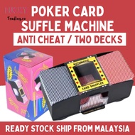 Automatic Poker Card Shuffler Anti Cheat Shuffler Machine Card CNY Game Playing Shuffler 自动洗牌机