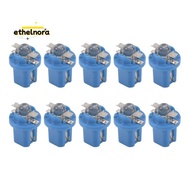 10Pcs LED Bulb Meter Dash B8-5D T5 Lamp with Holder Blue Tuning Auto Car Light