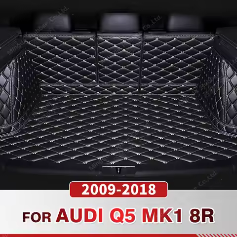 Full Coverage Trunk Mat For Audi Q5 MK1 8R 2009-2018 17 16 15 14 13 12 11 10 Car Boot Cover Pad Inte