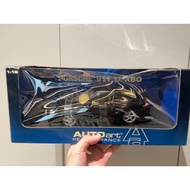 Autoart 1/18 porsche porsche 911 996 Turbo Black Brown Interior!Brand New All-Inclusive, Unopened, S